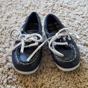 Navy Toddler Boat Shoes